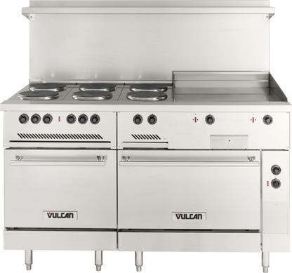 Vulcan EV60SS-6FP24G208 60" Electric Restaurant Range