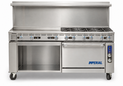 Imperial IR-6-G36-C-XB 72" 6 Burner Gas Restaurant Range