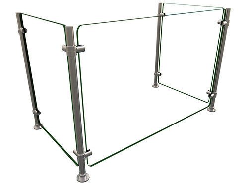 Hatco EP5-RING-36 36" Sneeze Guard
