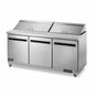 Arctic Air AMT72R 71 1/2" 3 Doors 27 Pan Mega Top Sandwich / Salad Prep Table