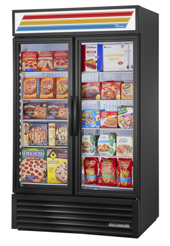 True GDM-43F-FLX-HC~TSL01 47 1/8" 2 Section Reach-In Refrigerator Freezer