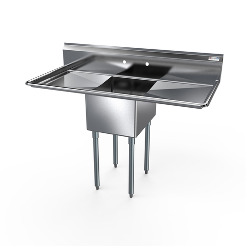 NBR 1SG-182414LR24 66" Compartment Sink