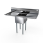 NBR 1SG-182414LR24 66" Compartment Sink