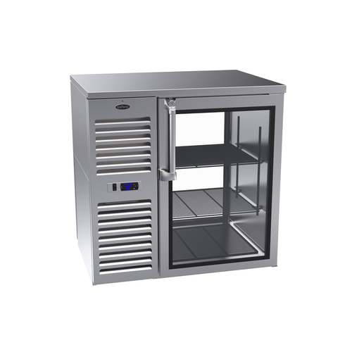 Krowne KPT36L 36" Solid Door Back Bar Cooler