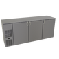 Glastender C1FB84 84" Solid Door Back Bar Cooler