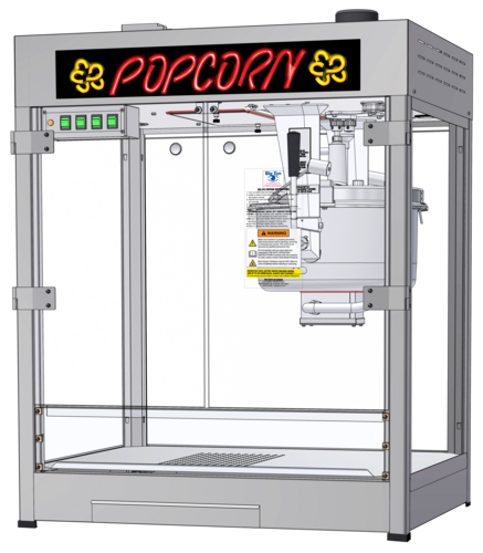 Gold Medal 2668-00-841 36 3/8" Popcorn Popper