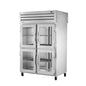 True STA2RPT-4HG-2S-HC 52 5/8" 2 Section Solid & Glass Door Pass-Thru Refrigerator