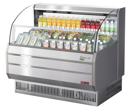 Turbo Air TOM-50SS-N 50 7/8" Open Air Merchandiser