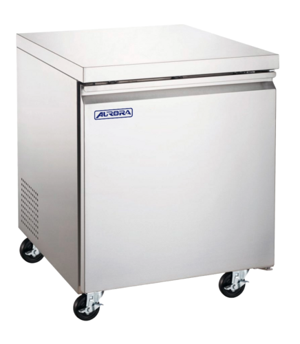 Omcan 59054 27" Solid Door Undercounter Refrigerator