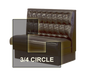 DM Seating DBS-42T-34 Booth