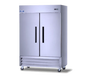 Arctic Air AR49 54" 2 Section Solid Door Reach-In Refrigerator