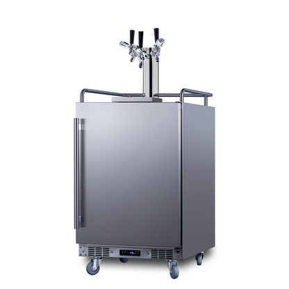 Summit BC74OSCOMTRIPLE 23 3/4" Draft Beer Cooler