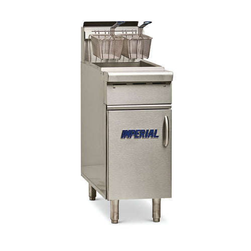 Imperial IHR-F50 15 1/2" 50 lb Gas Floor Fryer