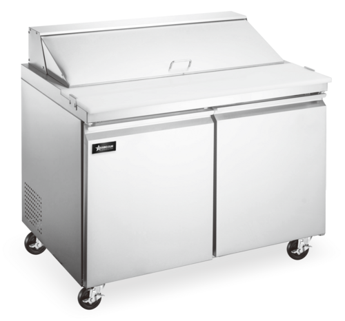 Omcan 50034 36 1/4" 2 Doors Sandwich / Salad Prep Table