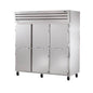 True STG3F-3S-HC 77 3/4" 3 Section Solid Door Reach-In Freezer