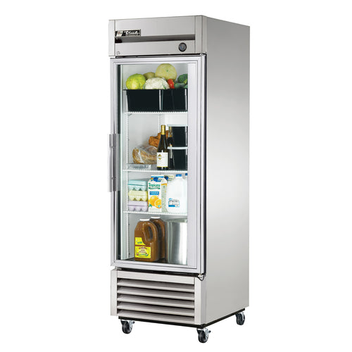 True T-23G-HC~FGD01 27" 1 Section Glass Door Reach-In Refrigerator