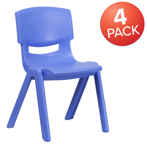 Flash Furniture 4-YU-YCX4-005-BLUE-GG 16 1/4" Dining Chair