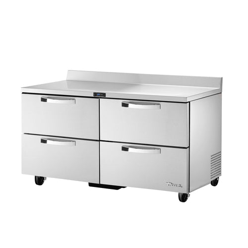 True TWT-60D-4-HC~SPEC3 60 3/8" 4 Drawer Worktop Refrigerator