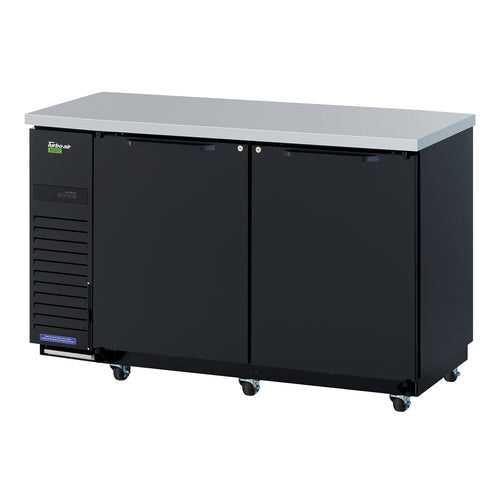 Turbo Air TBB-24-60SBD-N6 61 1/8" Solid Door Back Bar Cooler