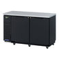 Turbo Air TBB-24-60SBD-N6 61 1/8" Solid Door Back Bar Cooler