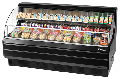 Turbo Air TOM-75LW(B)-N 75 3/4" Open Air Merchandiser