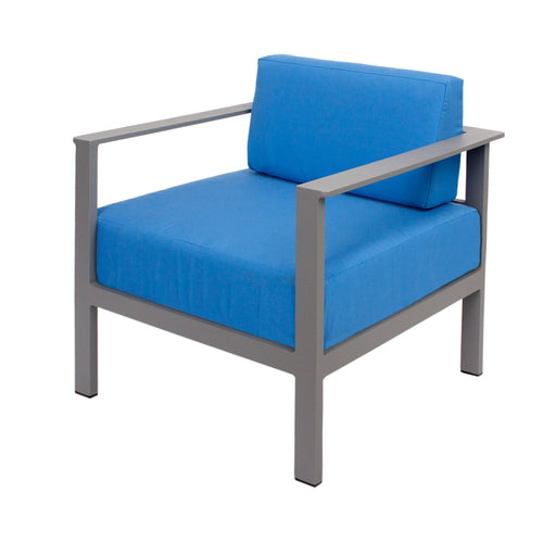 BFM Seating PH6102SG 22 3/4" Patio Lounge Seating