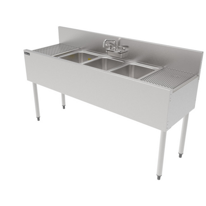 Perlick TS60M3-DB-STK 60" Underbar Sink