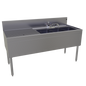 Glastender TSB-60R-S 60" Underbar Sink