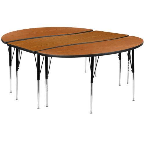 Flash Furniture XU-GRP-A3060CON-60-OAK-T-A-GG 60" Dining Table