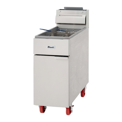 Migali C-F40E-LP 15 5/8" Gas Floor Fryer