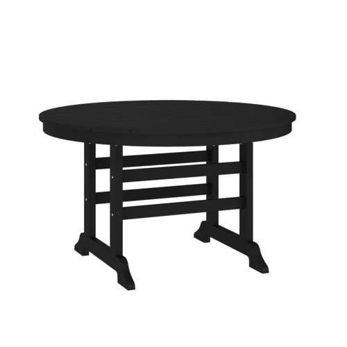 Flash Furniture LE-HMP-248-01-BLK-GG 25 1/4" Patio Table