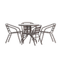 Flash Furniture TLH-072RD-017CBZ4-GG 31 1/2" Patio Dining Set