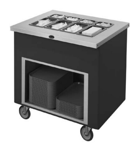 Randell RANFG SW-8PS 36" Flatware & Tray Cart