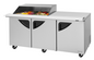 Turbo Air TST-72SD-18M-N-SL(-LW) 72 5/8" 3 Doors 18 Pan Mega Top Sandwich / Salad Prep Table