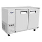 Atosa SBB59GRAUS1 57 3/4" Solid Door Back Bar Cooler