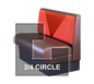 DM Seating DBS-36VN-34 Booth