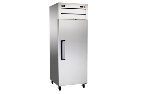 Omcan 50114 29" 1 Section Solid Door Reach-In Refrigerator