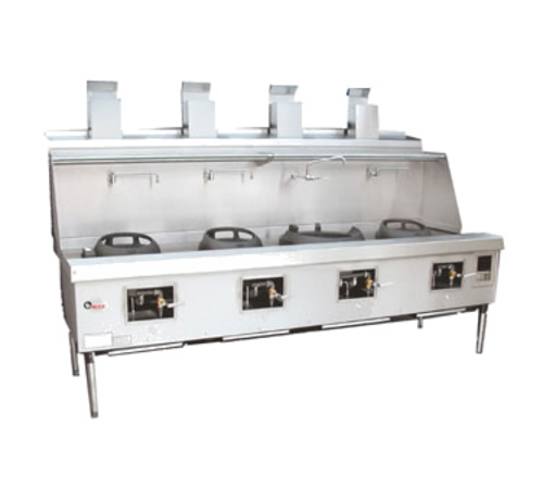 Town YF-4-SS 112" Gas Wok Range