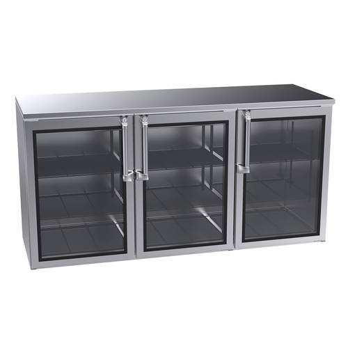 Krowne BR72 72" Solid Door Back Bar Cooler