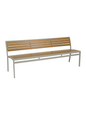 Florida Seating AL-5602 SIL/ TFT BENCH 78" Patio Bench