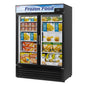 Turbo Air TGF-49F(B)-N 54 3/8" 2 Section Freezer Merchandiser