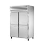 True STR2R-4HS-HC 52 5/8" 2 Section Solid Door Reach-In Refrigerator