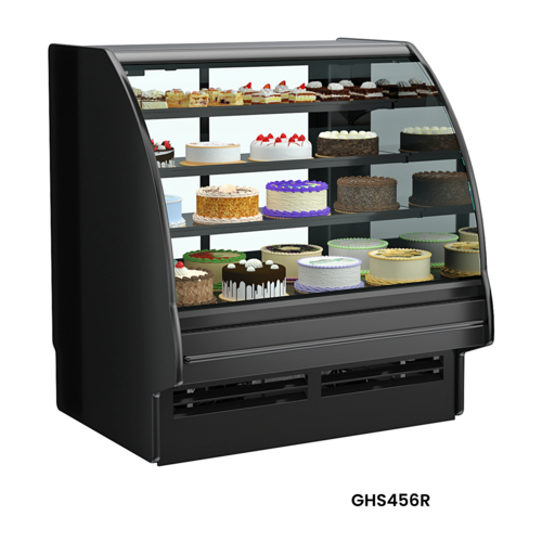 Structural Concepts GHS656R (CURVED) 75 3/8" Refrigerated Display Case