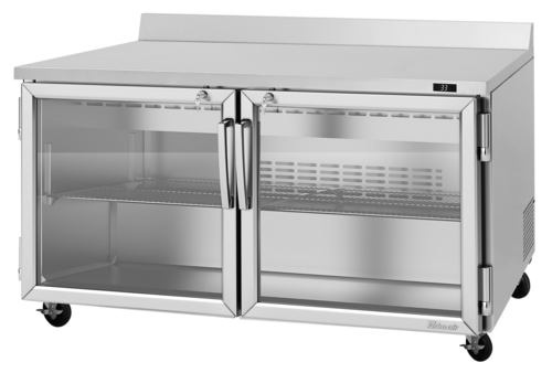 Turbo Air PWR-60-G-N 60 1/4" 2 Doors Worktop Refrigerator