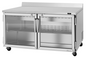 Turbo Air PWR-60-G-N 60 1/4" 2 Doors Worktop Refrigerator