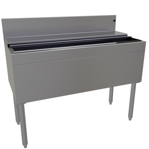 Glastender IBA-42-CP10 42" Underbar Ice Bin / Cocktail Station