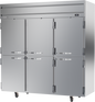 Beverage-Air HRP3HC-1HS 78" 3 Section Solid Door Reach-In Refrigerator