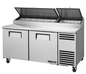 True TPP-AT-67-HC~HGTP 67 3/8" 2 Doors Pizza Prep Table