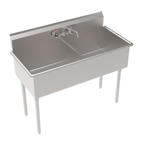Krowne BS-2421-2 66" Compartment Sink