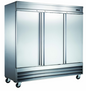 Entree ERB3X-SI 80 3/4" Solid Door Reach-In Refrigerator